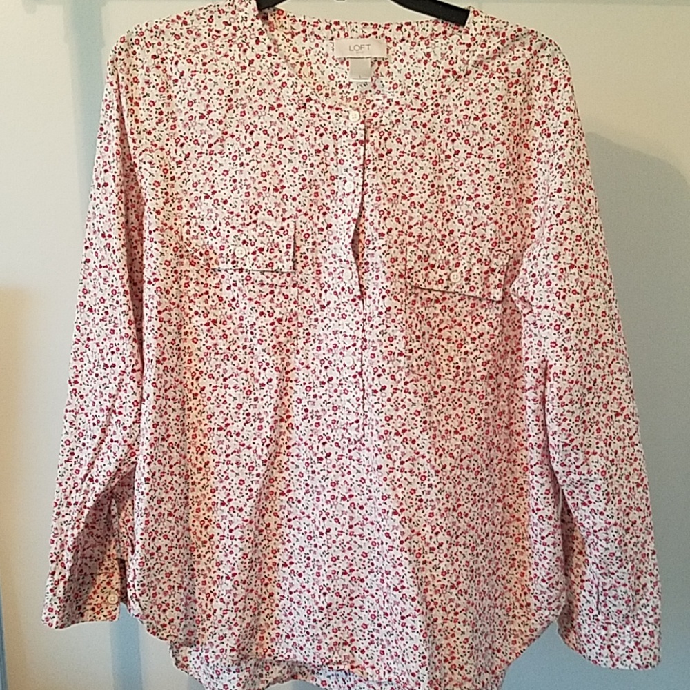 Loft long sleeve blouse